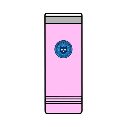 22oz Skinny Tumbler with Bluestray Cat Galaxy Design — Insulated Travel Cup