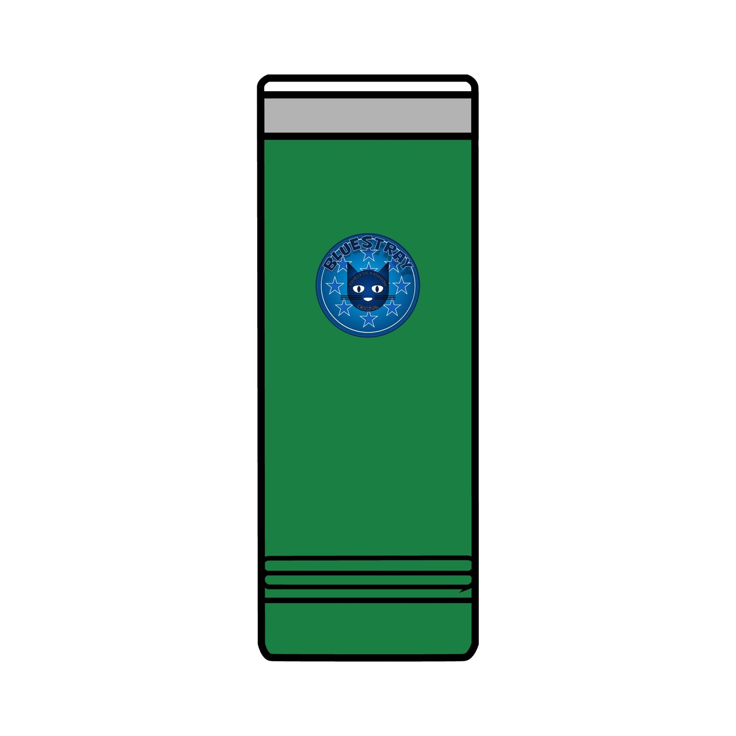 22oz Skinny Tumbler with Bluestray Cat Galaxy Design — Insulated Travel Cup