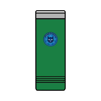 22oz Skinny Tumbler with Bluestray Cat Galaxy Design — Insulated Travel Cup