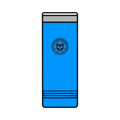 22oz Skinny Tumbler with Bluestray Cat Galaxy Design — Insulated Travel Cup