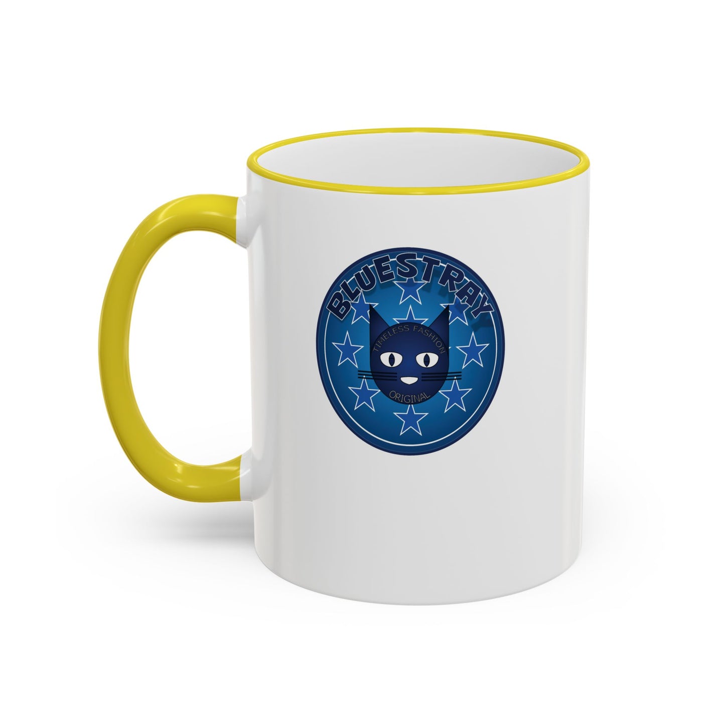 Bluestray Celtic Compass Accent Rim Mug — 11oz & 15oz Rustic Nautical Coffee Cup