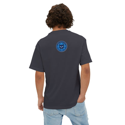 Blue Cat Stars Tee — "Bluestray" Graphic T-Shirt