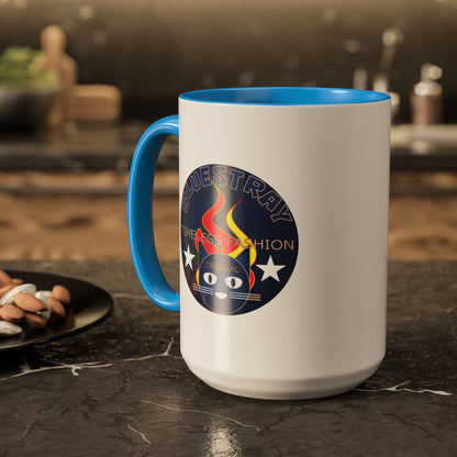 Bluestray Cat Logo Mug — Colorful 11oz/15oz Ceramic Coffee Cup