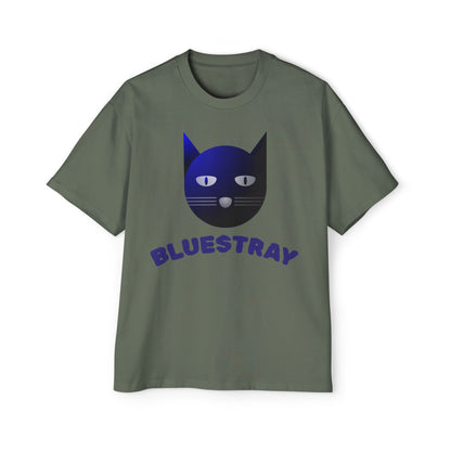 Bluestray Cat Tee — Graphic Men's Oversized T-Shirt