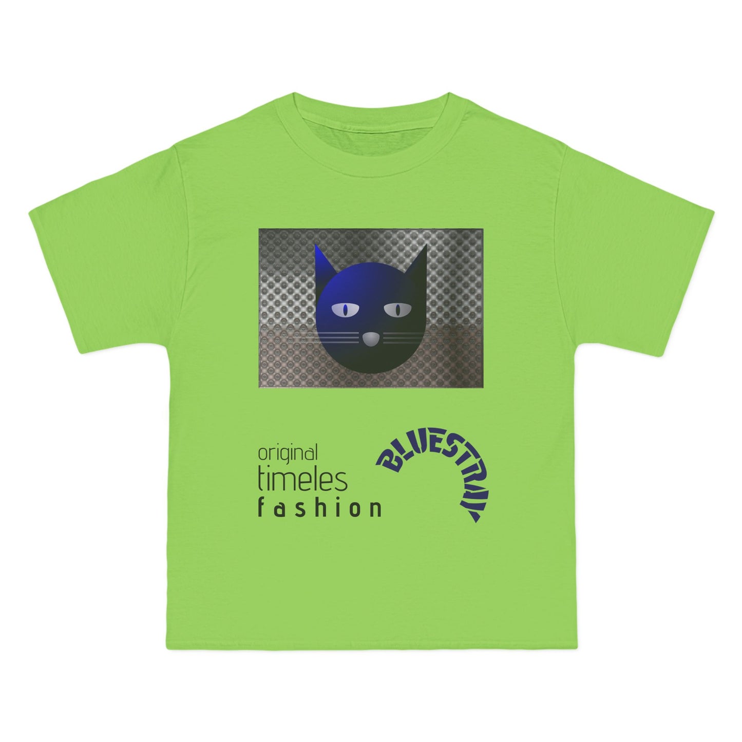 Bluestray Cat Graphic T-Shirt — 'BluesTown' Fashion Tee