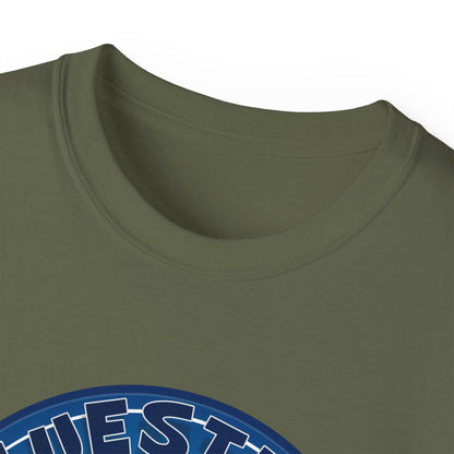 Bluestray Cat T‑Shirt — Blue Star Graphic Tee