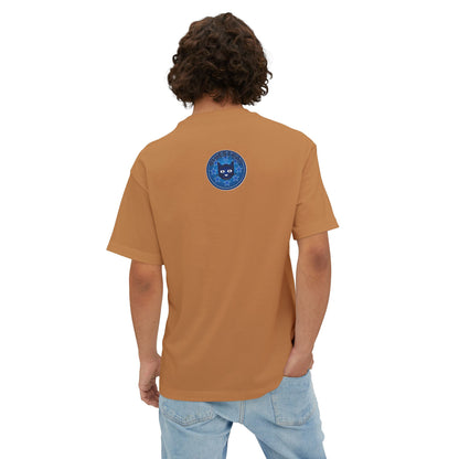 Blue Cat Stars Tee — "Bluestray" Graphic T-Shirt