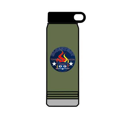 32oz Bluestray Water Bottle — Patriotic Flame Firefighter Emblem