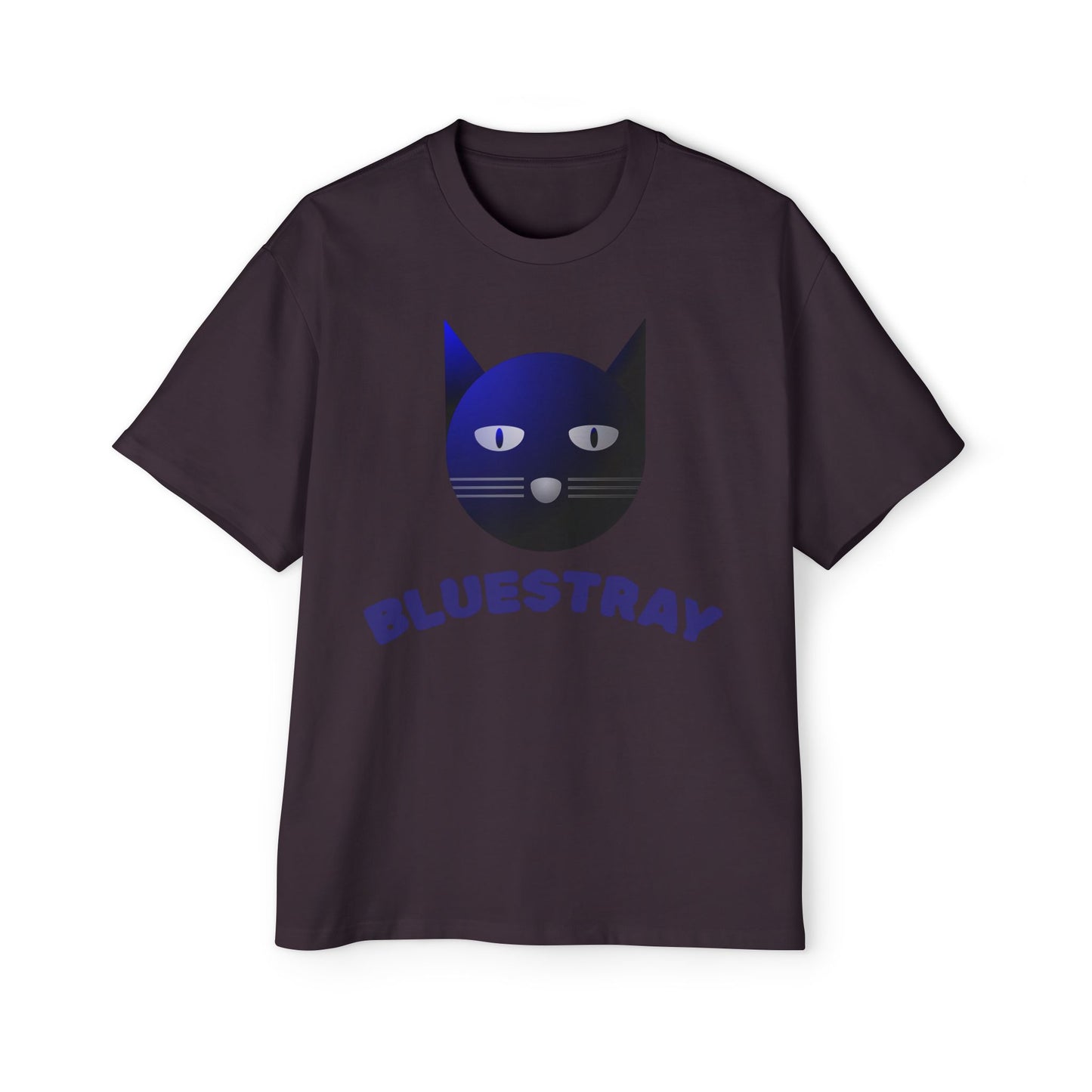 Bluestray Cat Tee — Graphic Men's Oversized T-Shirt