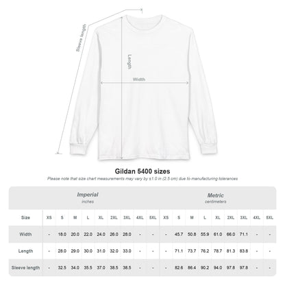 Equestrian Bluestray Time & Fashion Long Sleeve Tee — Flame Horse Logo