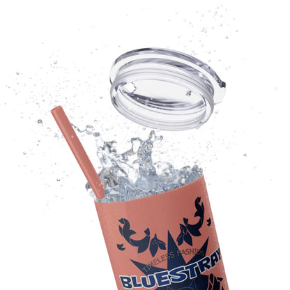 Bluestray Crab Skinny Tumbler — 20oz Stainless Travel Cup with Straw