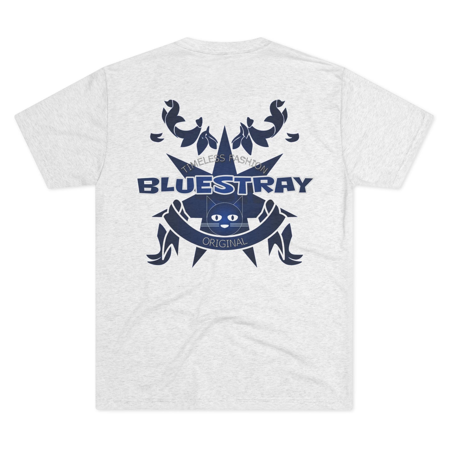 Bluestray Crab Graphic Tee — Nautical Cat Logo Short-Sleeve Shirt