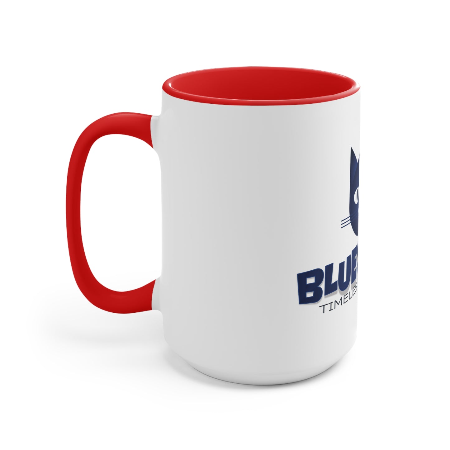 Accent Mug — Bluestray Cat Logo Coffee Cup