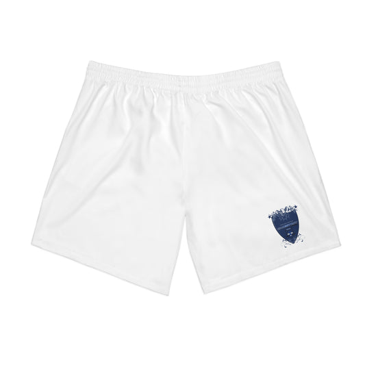 Beach Shorts — Bluestray Crest Graphic Swim Trunks