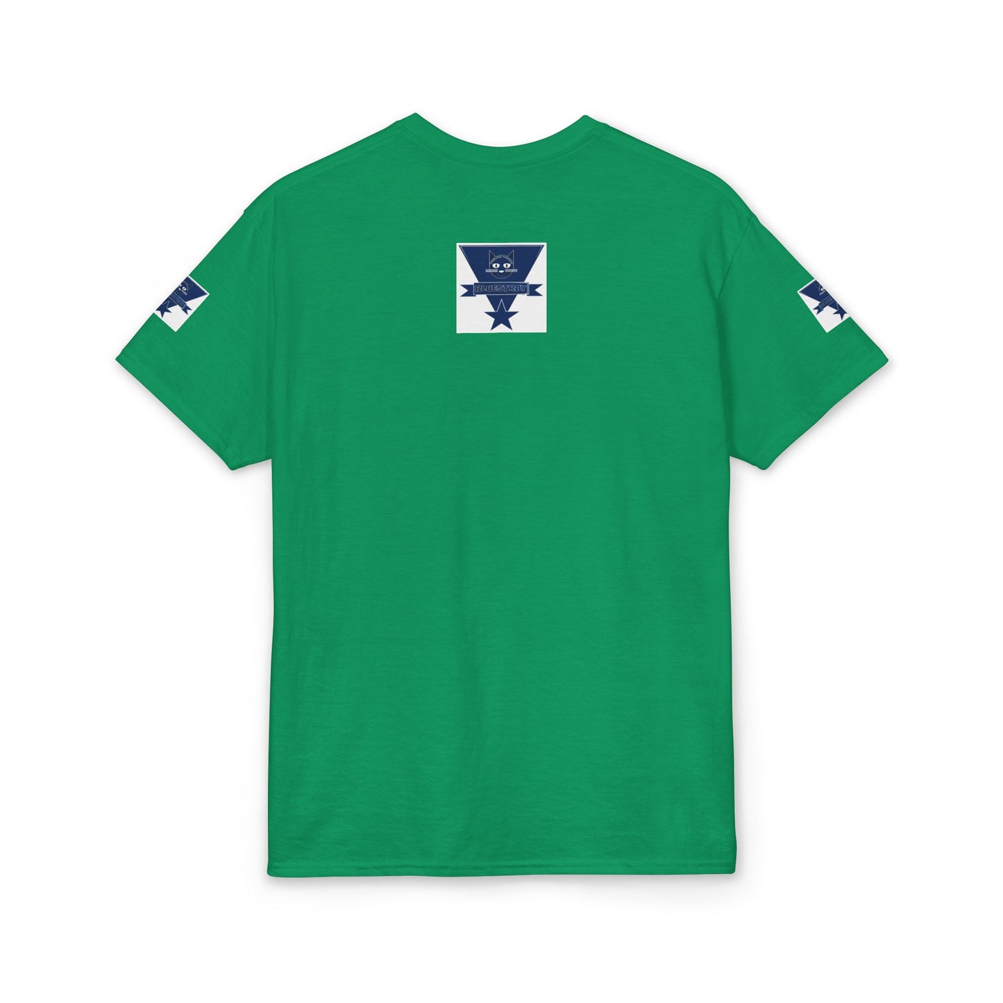 Bluestray Cat Graphic T-Shirt — Retro Star Logo Tee