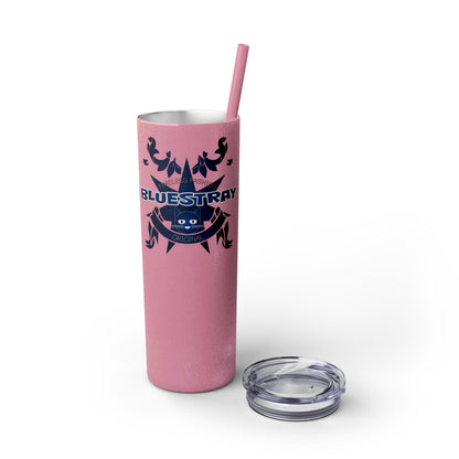 Bluestray Crab Skinny Tumbler — 20oz Stainless Travel Cup with Straw