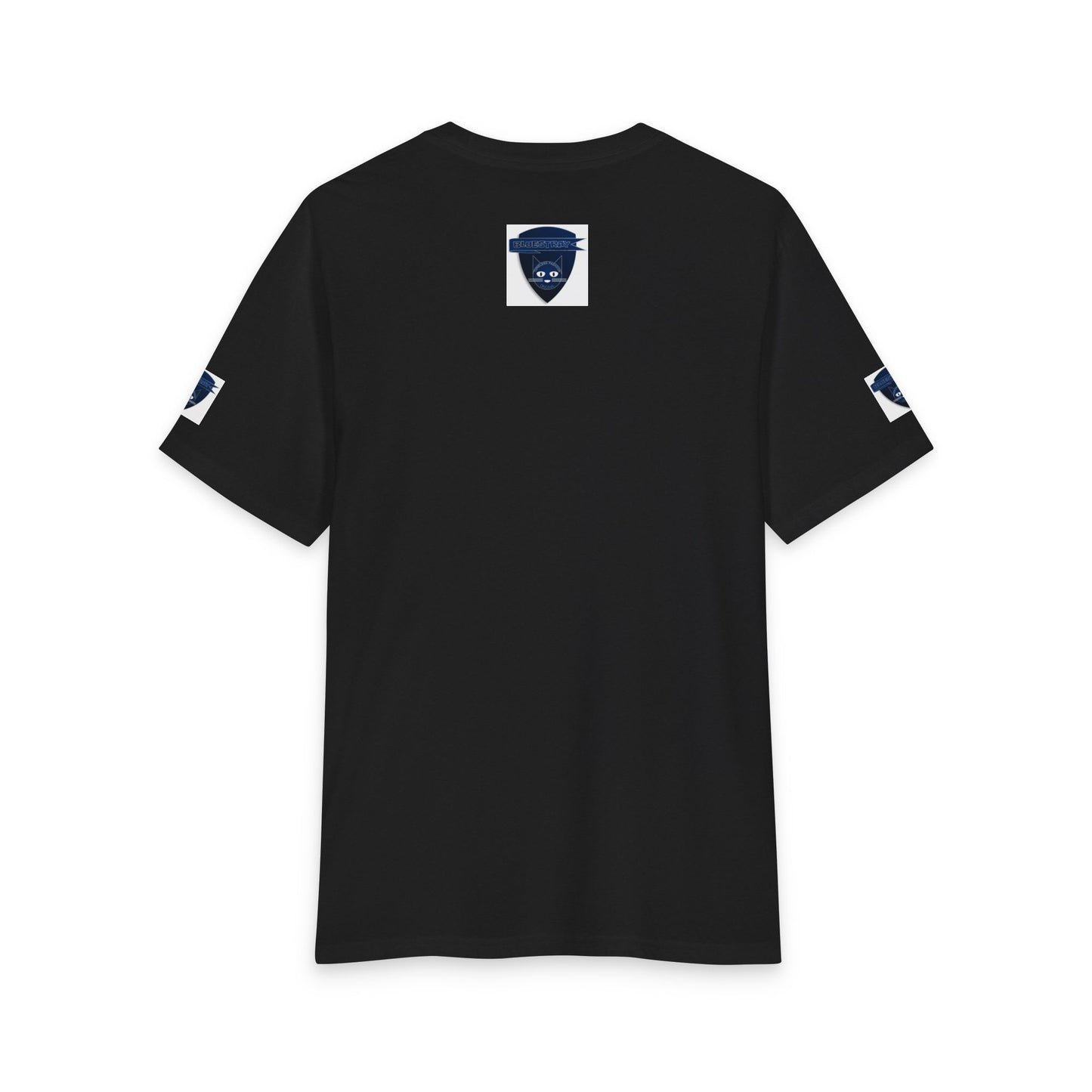 Bluestray Cat Shield T-Shirt — Retro Navy Crest Tee