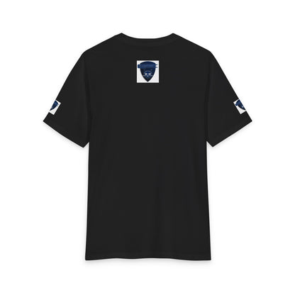 Bluestray Cat Shield T-Shirt — Retro Navy Crest Tee