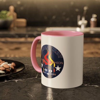 Bluestray Cat Logo Mug — Colorful 11oz/15oz Ceramic Coffee Cup