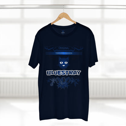 Bluestray Graphic Tee — Retro Cat Logo T-Shirt