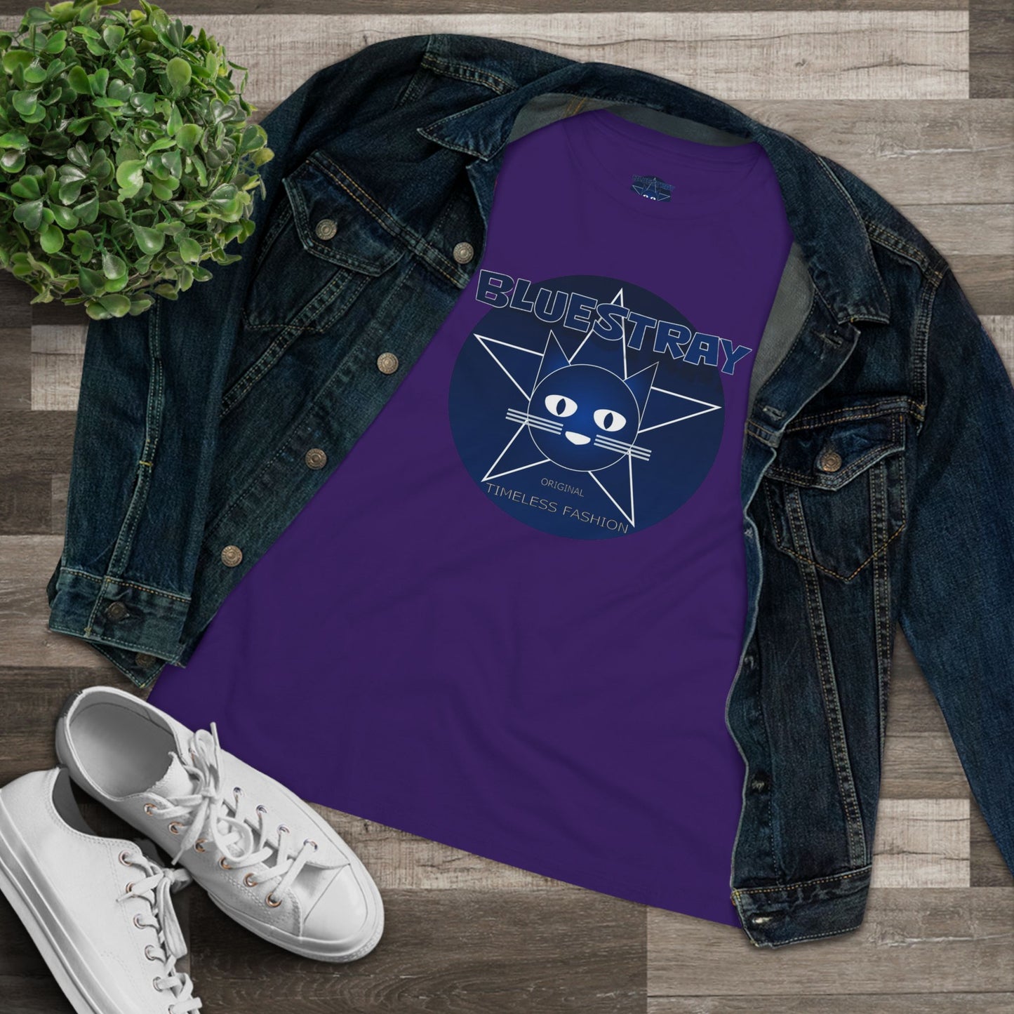 Bluestray Cat Graphic Tee — Women's Cat Lover T-Shirt