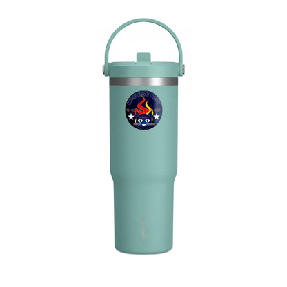 Nomad 32oz Tumbler — Camping Bluestray Flame & Stars Travel Mug