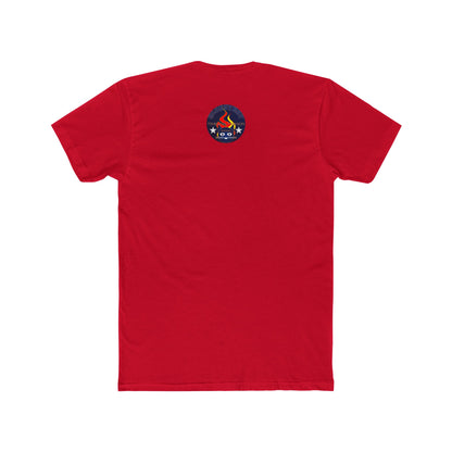 Retro Cat Flame Logo Tee — Bluestay Time & Motion Graphic T-Shirt