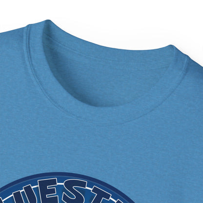 Bluestray Cat T‑Shirt — Blue Star Graphic Tee