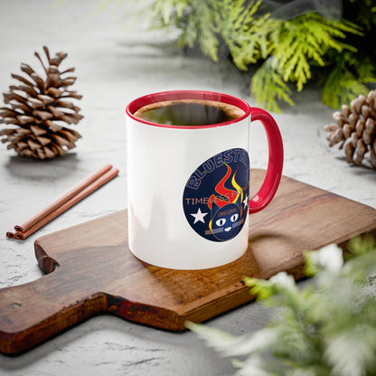Bluestray Cat Logo Mug — Colorful 11oz/15oz Ceramic Coffee Cup