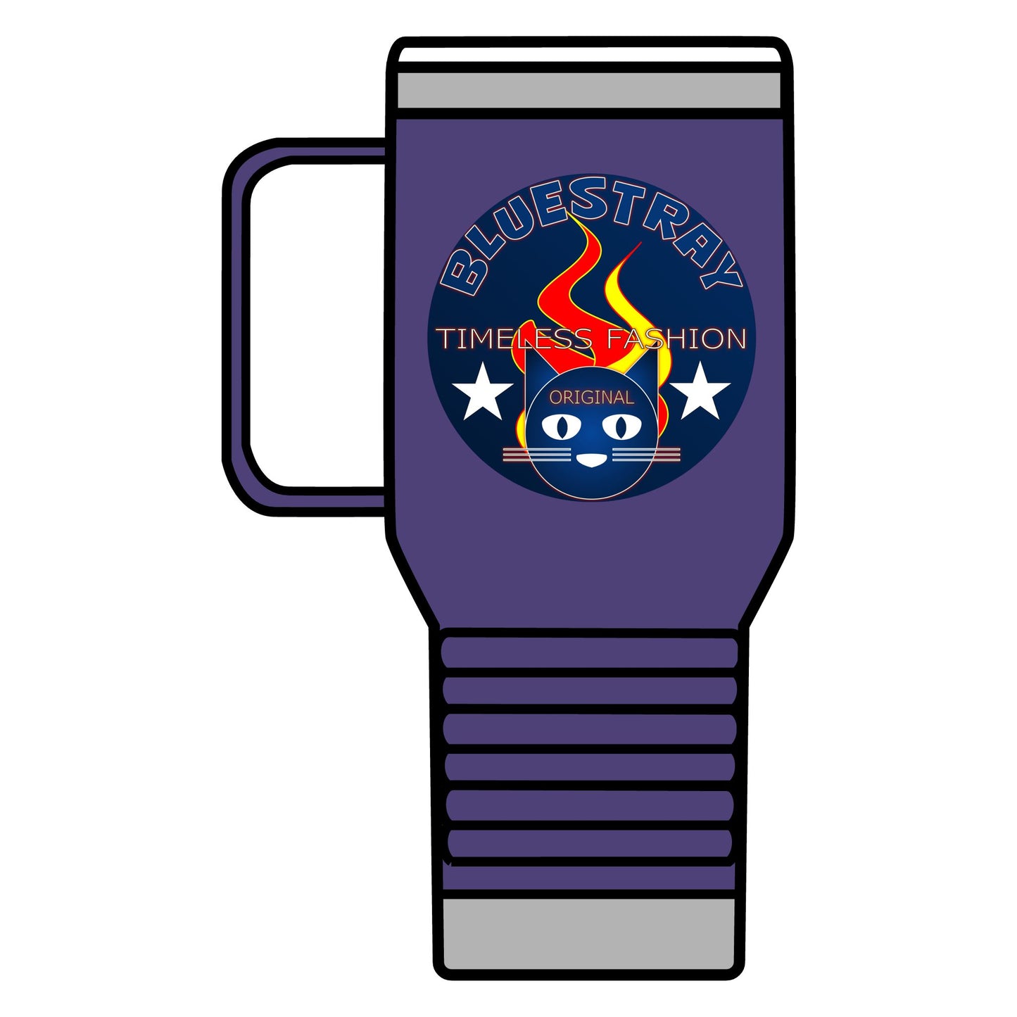 Travel Mug — Bluestray ‘Timeless Fashion’ Cat Logo 20oz Insulated Tumbler