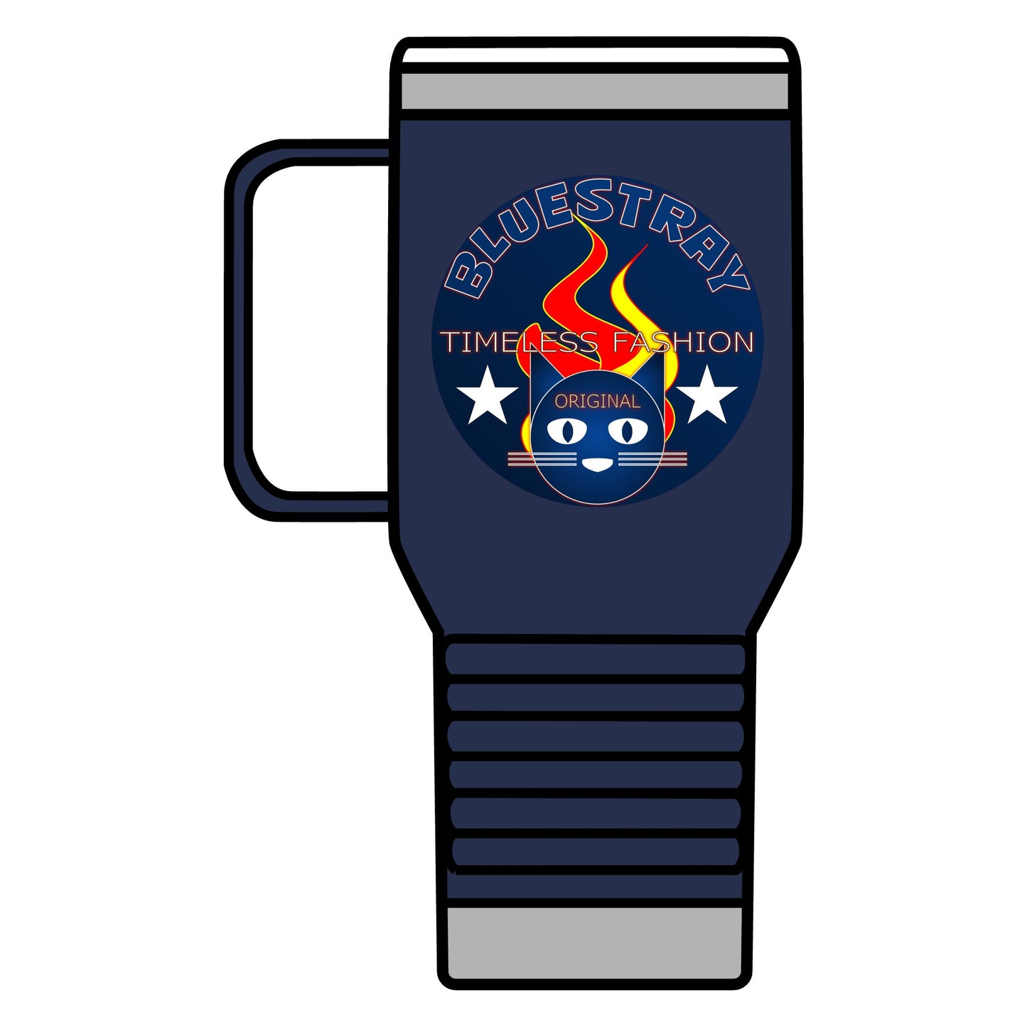 Travel Mug — Bluestray ‘Timeless Fashion’ Cat Logo 20oz Insulated Tumbler
