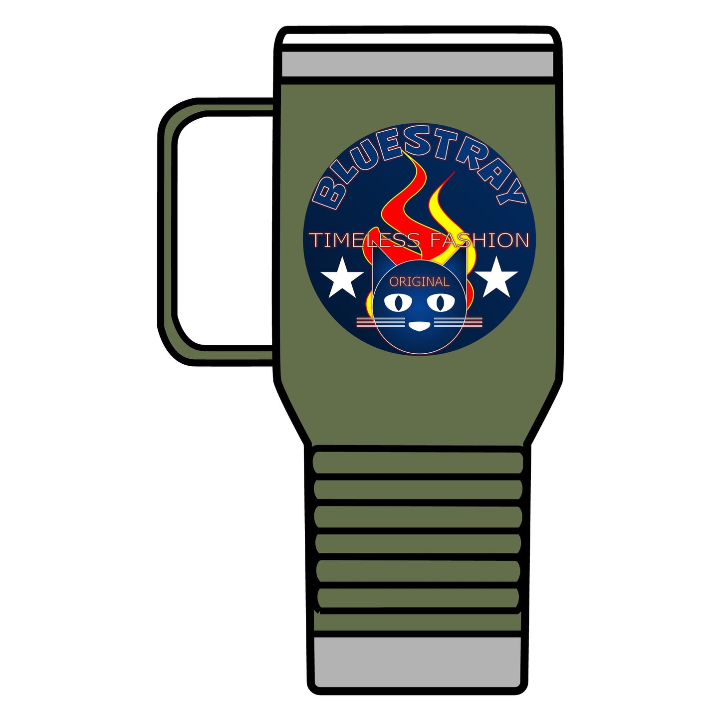 Travel Mug — Bluestray ‘Timeless Fashion’ Cat Logo 20oz Insulated Tumbler