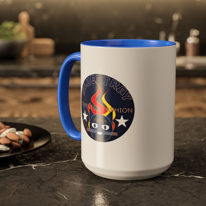 Bluestray Cat Logo Mug — Colorful 11oz/15oz Ceramic Coffee Cup