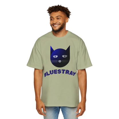 Bluestray Cat Tee — Graphic Men's Oversized T-Shirt