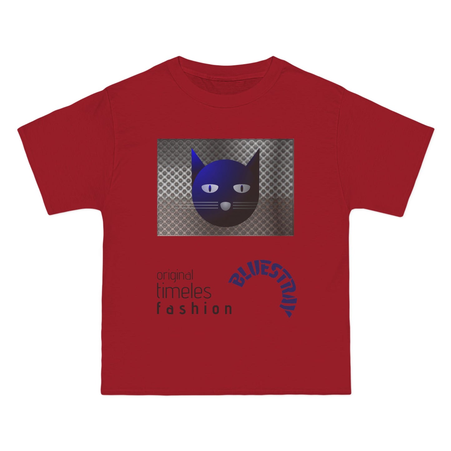 Bluestray Cat Graphic T-Shirt — 'BluesTown' Fashion Tee