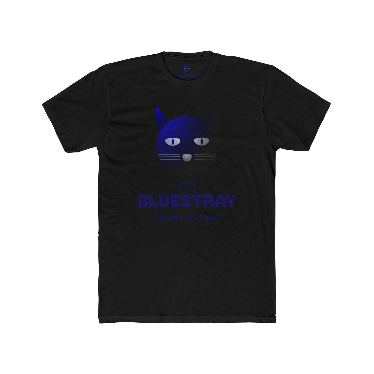 Bluestray Cat Graphic Tee — Timeless Fashion Cotton T‑Shirt