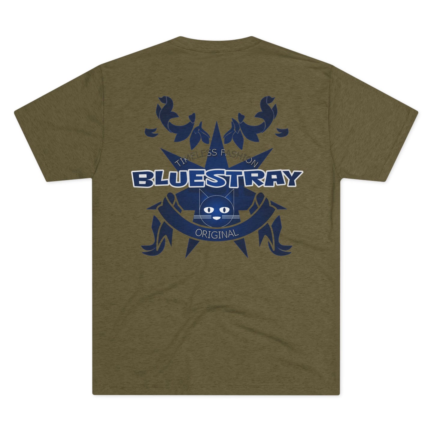 Bluestray Crab Graphic Tee — Nautical Cat Logo Short-Sleeve Shirt
