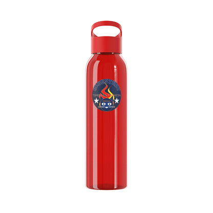 Sky Water Bottle — Clear Reusable Bottle with Nautical Bluestray Logo