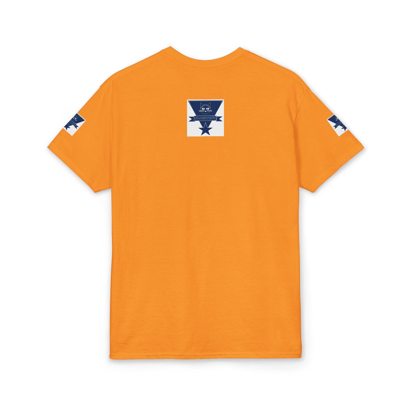Bluestray Cat Graphic T-Shirt — Retro Star Logo Tee
