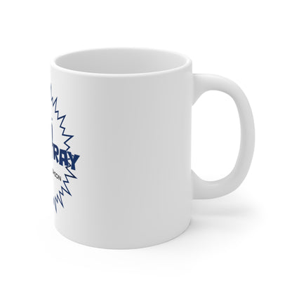 Bluestray Timeless Fashion 11oz Ceramic Mug — Retro Cat Shield Logo