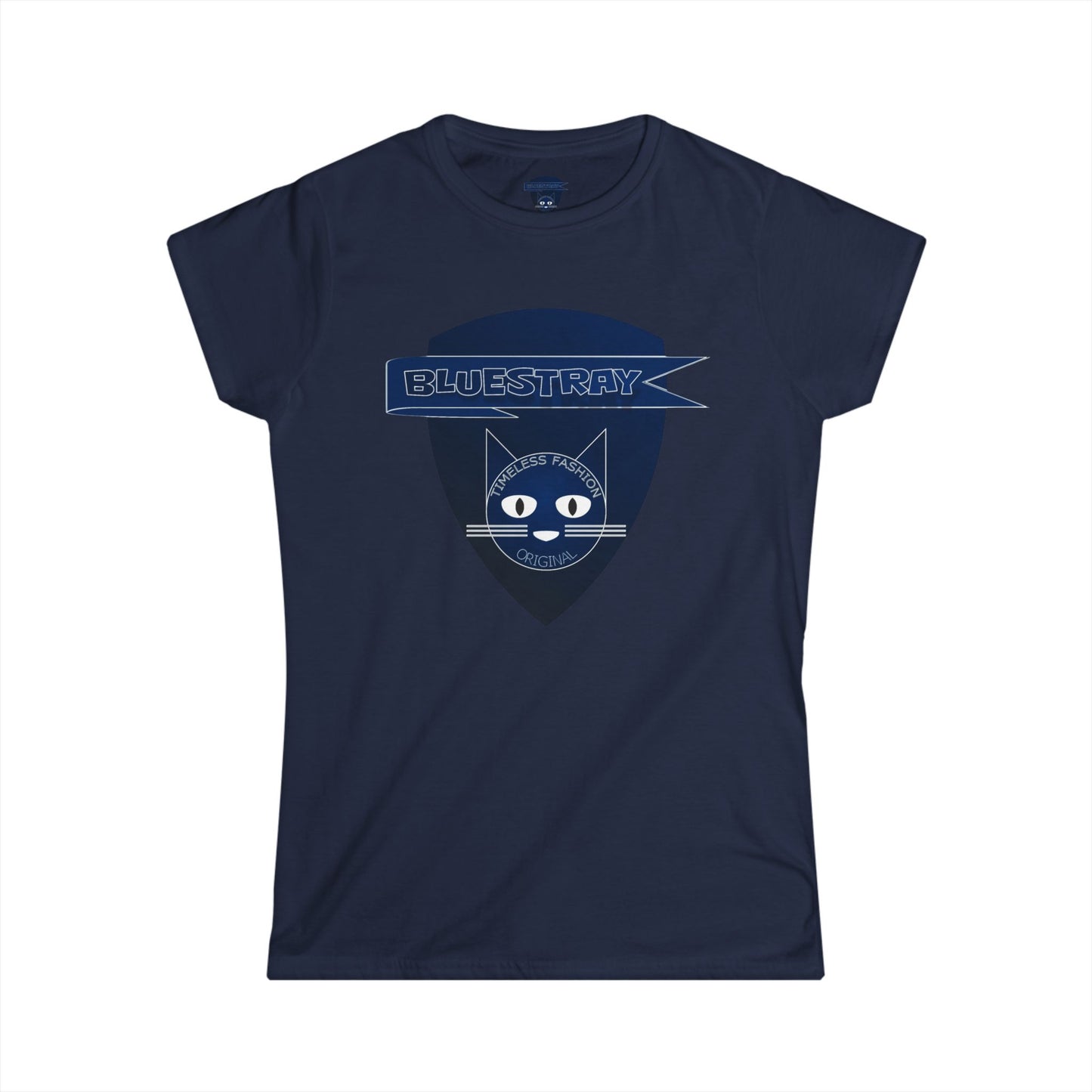 Bluestray Cat Logo Tee — Women's Graphic T-Shirt