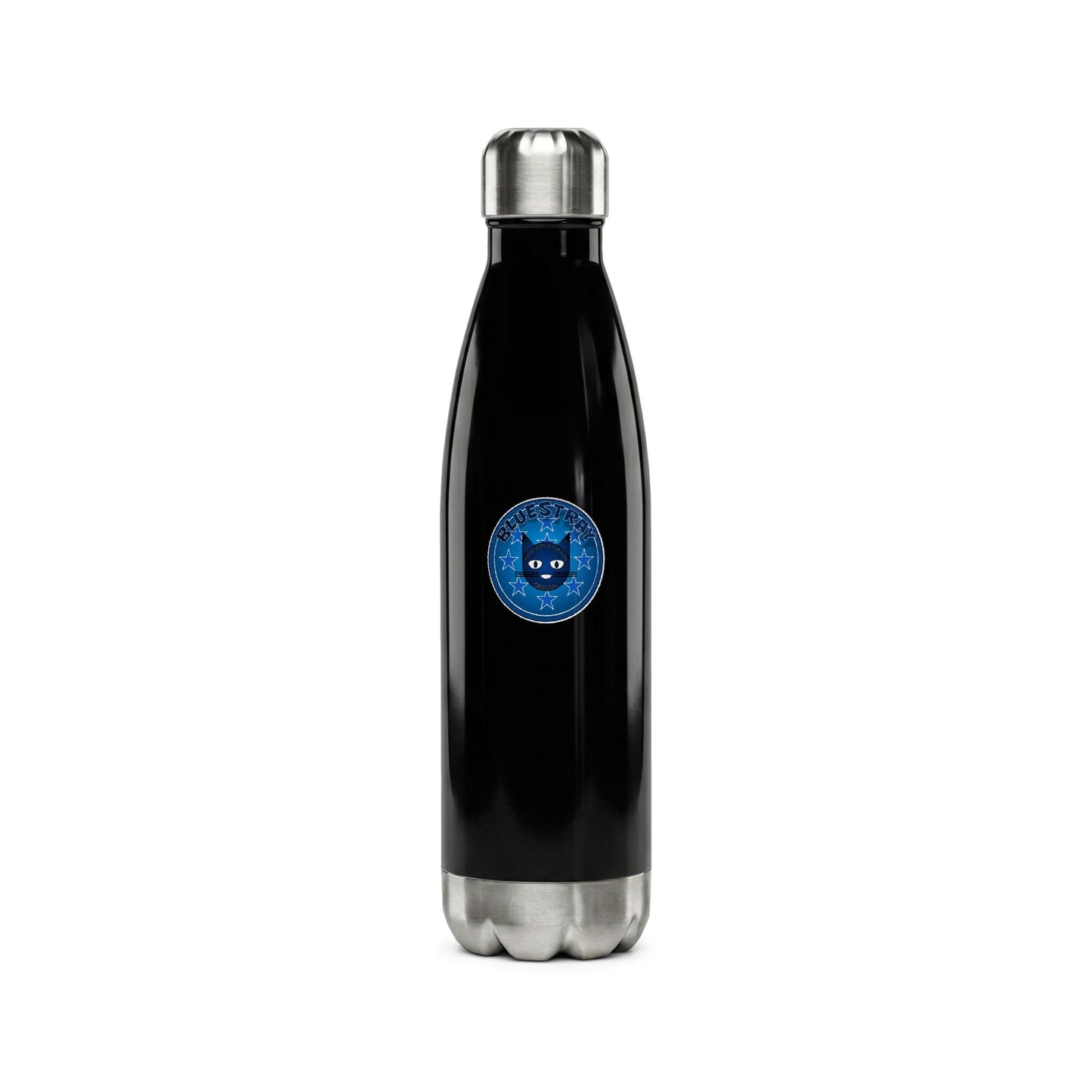 Bluestray Cat Stainless Steel Water Bottle — 17oz Insulated Bottle