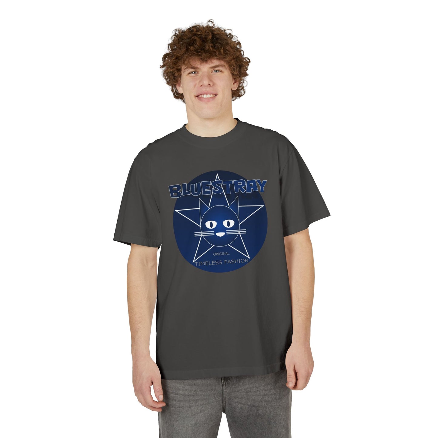 Bluestray Star Cat T-Shirt — Retro Graphic Tee