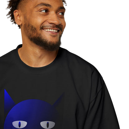 Bluestray Cat Tee — Graphic Men's Oversized T-Shirt