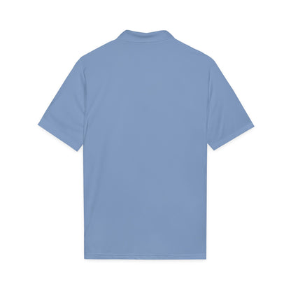 Embroidered Firefighter Patch Polo — Men’s Bluestray Performance Work Shirt
