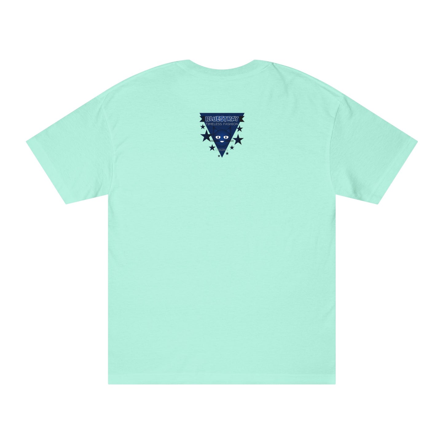 Bluestray Timeless Fashion Tee — Vintage Cat Triangle Logo T‑Shirt