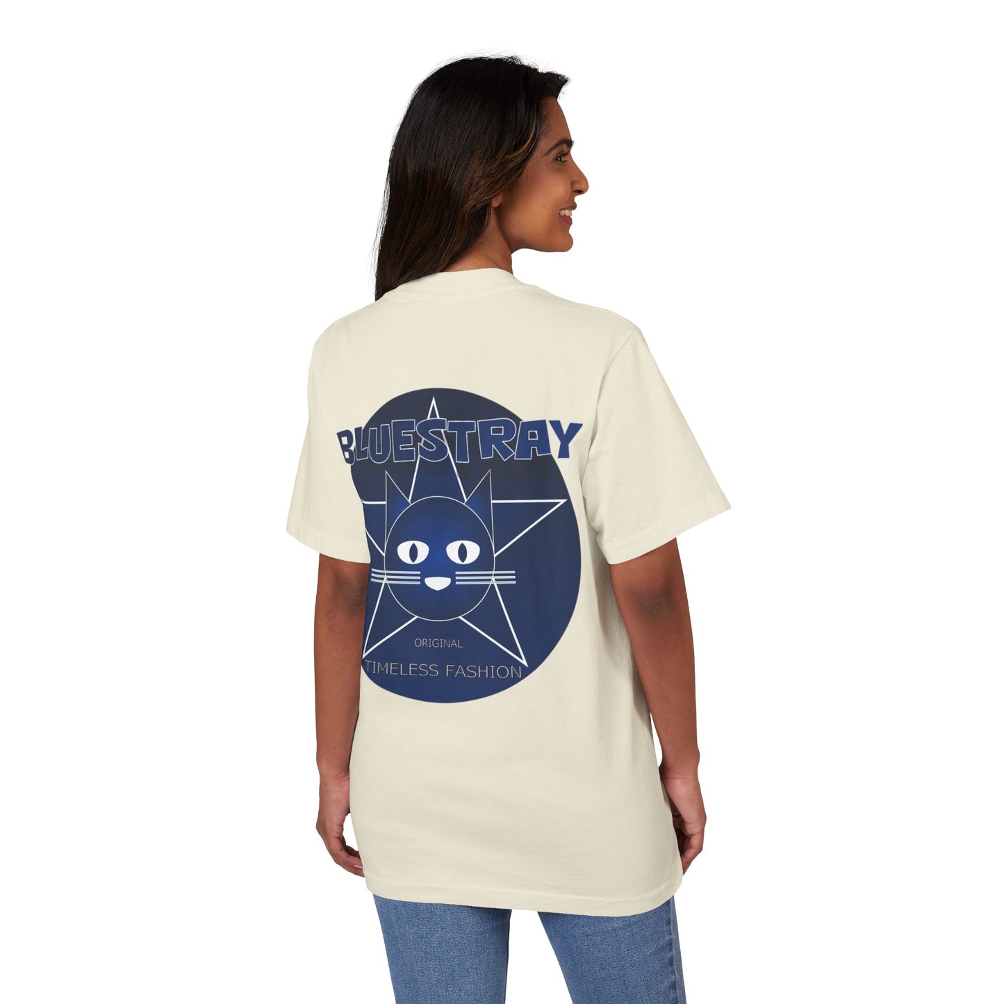 Bluestray Star Cat T-Shirt — Retro Graphic Tee