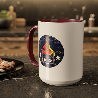 Bluestray Cat Logo Mug — Colorful 11oz/15oz Ceramic Coffee Cup