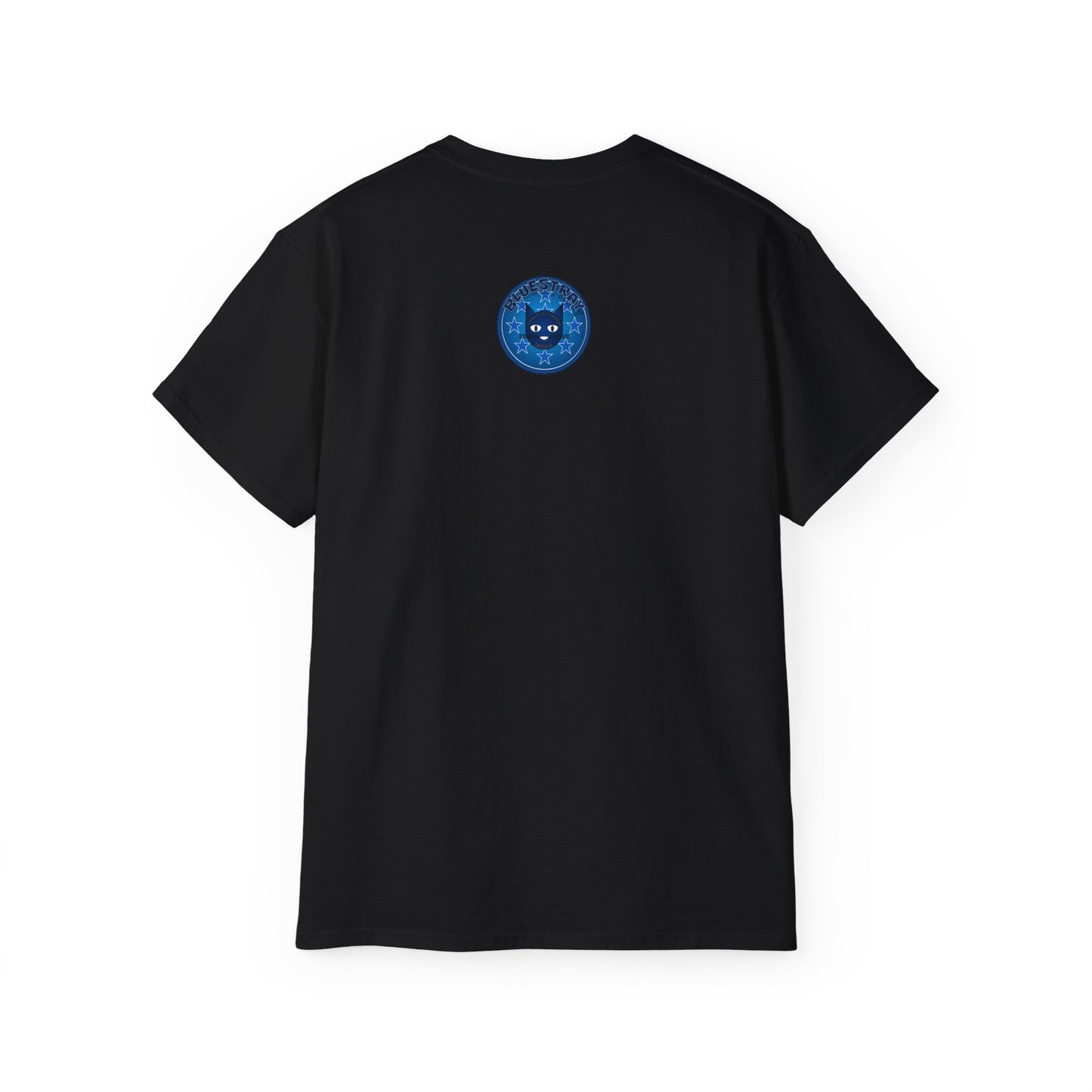 Bluestray Cat T‑Shirt — Blue Star Graphic Tee