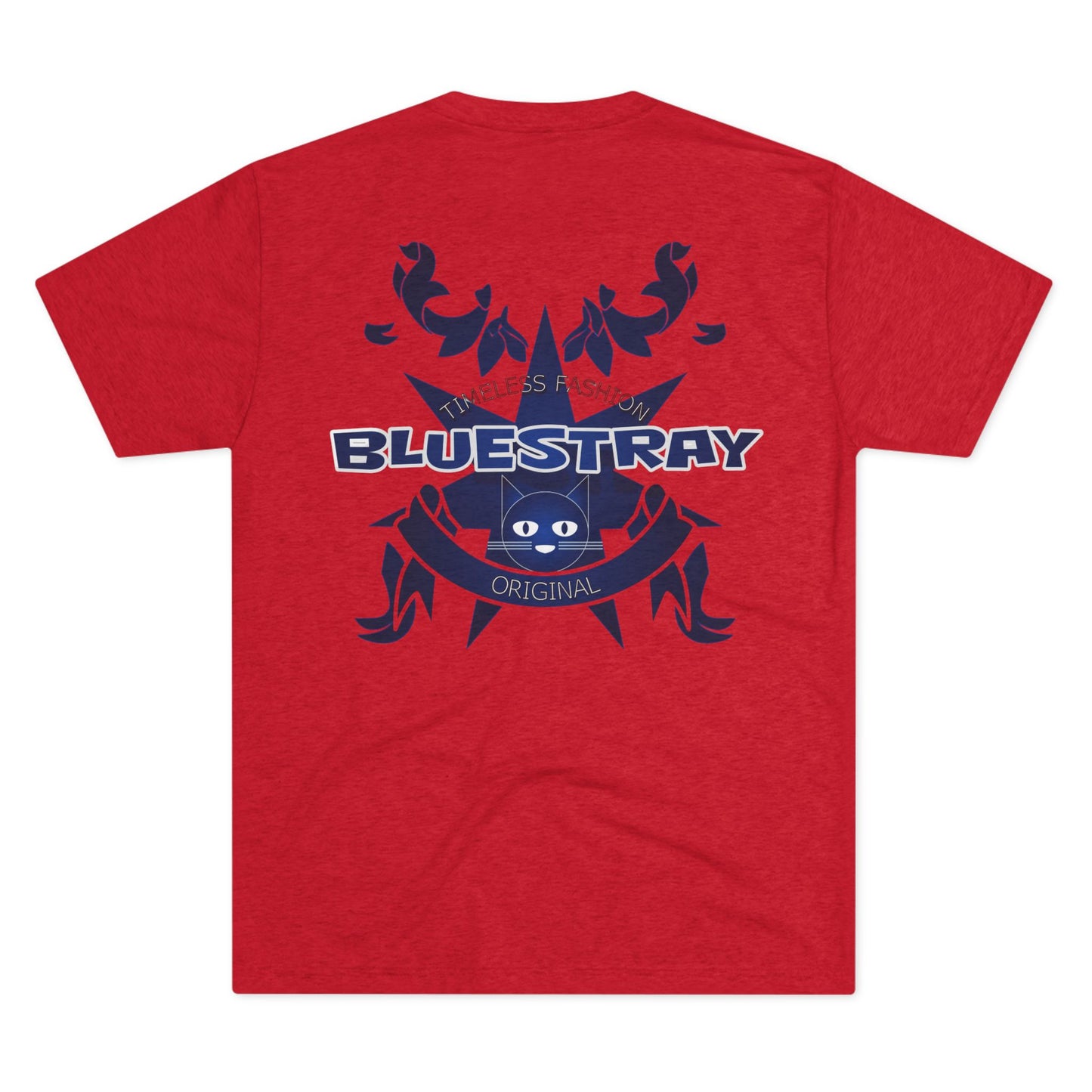 Bluestray Crab Graphic Tee — Nautical Cat Logo Short-Sleeve Shirt